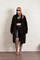 Mahogany Mink Fur Coat Knee Length XS S M L XL