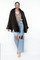 Mahogany Mink Fur Coat Yvonne 