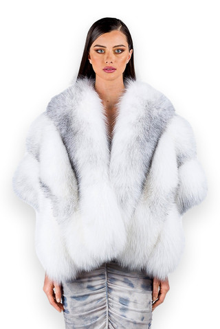 Arctic Marble Fox Stole | SKANDINAVIK FUR