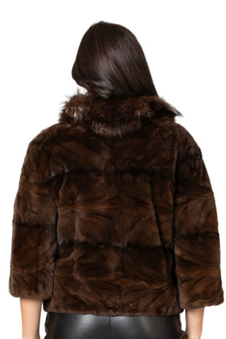 Ameri★ VOLUME FUR COAT Over The Rainbow Faux Fur Coat | HARMONIA NY | Wolf & Badger