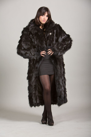 fox fur coat