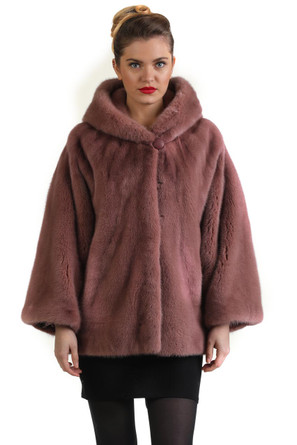 Free Ship Fluffy Mink Pink Faux Fur Coat – SOUISEE