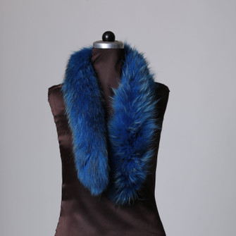 Blue Fox Fur Bolero | SKANDINAVIK FUR