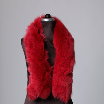 Red Fox Fur Trim  Dense Red Fox Fur Trim  Dense