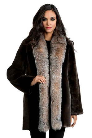 Click to Buy << Nerazzurri Winter Faux Fur Coat Women 2017 Extra