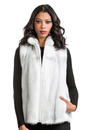 Mink Fur Jacket Sweater Pullover Women's