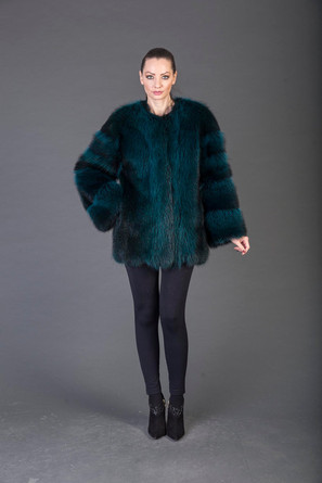 Modern Raccoon Fur Coats Capes Vests Skandinavik Fur