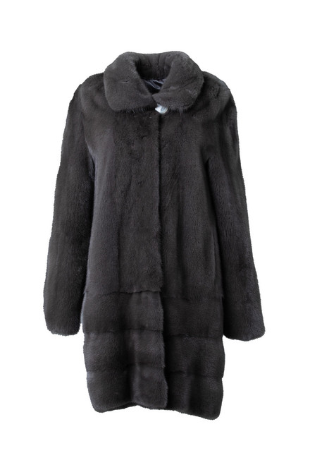 Gray Mink Fur Stroller  Sizes M/L