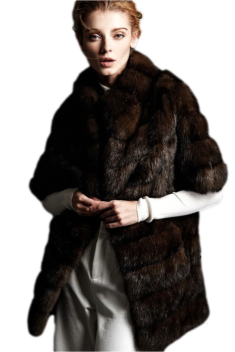 Fashion Sable Fur Jacket