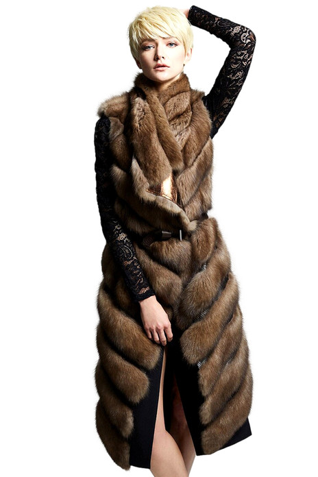 Long Sable Vest Long Sable Vest