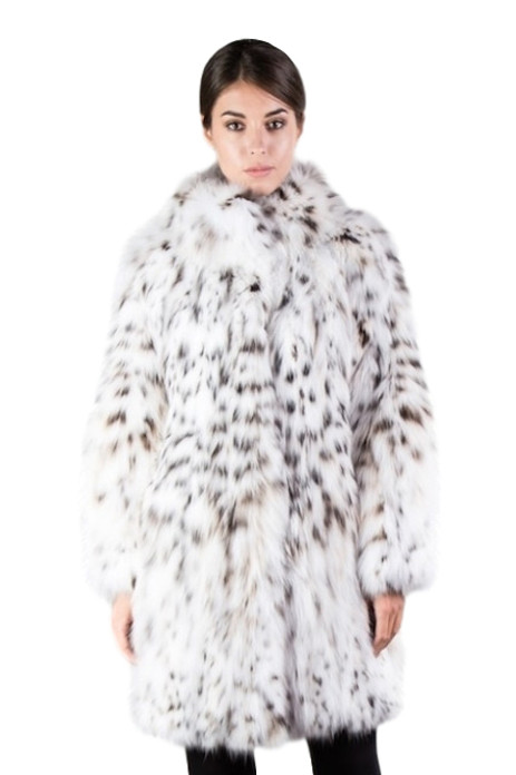 Bobcat  Lynx Fur Coat Snow Queen