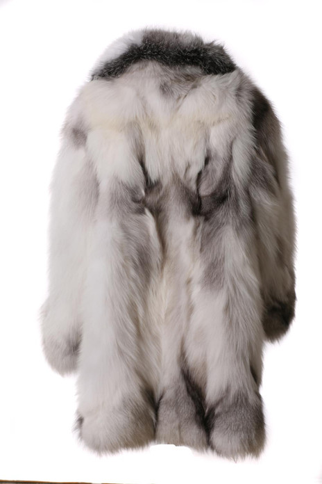 White Fox Fur Coat 