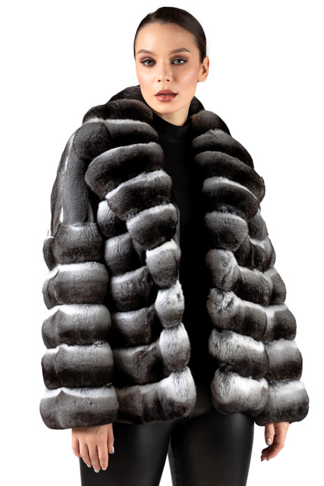 Chinchilla Fur Coat Alessandra