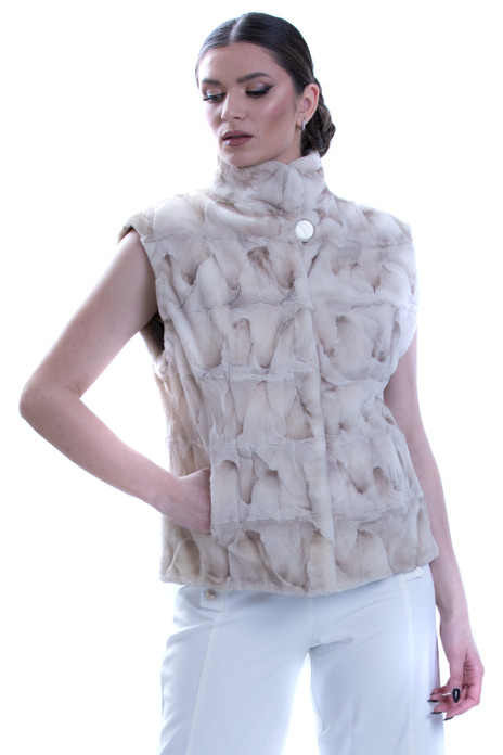 Tan Mink Vest Tan Mink Vest