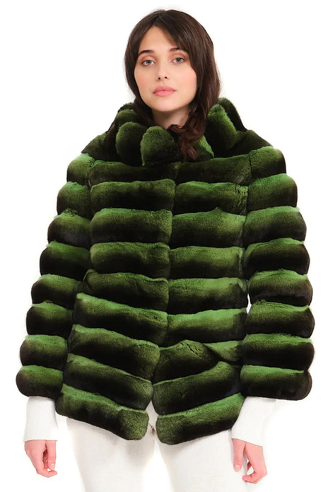 Neon Green Chinchilla Jacket Neon Green Chinchilla Jacket