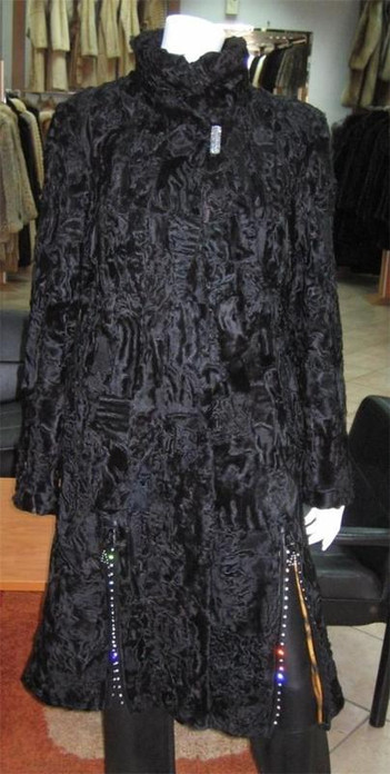 Black Persian Lamb Fur Coat Black Persian Lamb Fur Coat