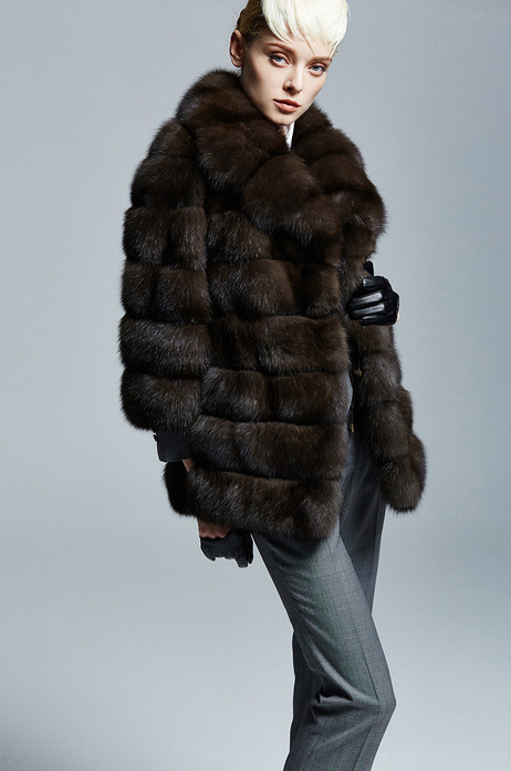 Sable Fur Coat Classic | SKANDINAVIK FUR