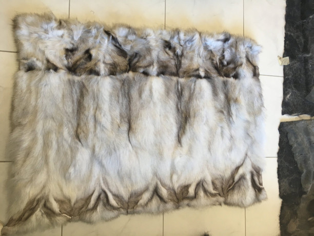 Blue fox Sectional Fur Plate