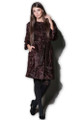 Purple Persian  Lamb Fur Coat  Yvette