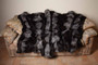 silver fox fur blanket available in throw , queen , twin and king size