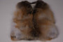 Golden  Island Fox Fur Vest Let Out  Aysel