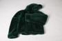 Men's Green Mink Fur Bomber Hooded  laying on floor