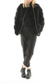 Black Mink Fur Biker's Jacket