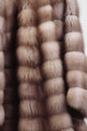 Golden Brown Sable Fur Coat with Slits