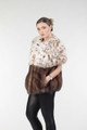 Bobcat Lynx & Sable  Fur Coat