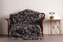 Blue Frost Fox Fur Fur Blanket Throw Cover