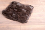 Chocolate Fox  Fur Fur Blanket Throw Cover