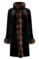 Reversible  Mink Sable Fur Coat