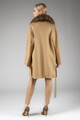 Tan Cashmere Coat Etta