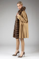 Tan Cashmere Coat Etta