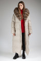 Down Coat Sable Fur Trim Greta