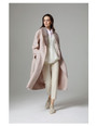 Salmon Coat Mink Collar Leilani