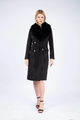 Black Cashmere Coat Kara