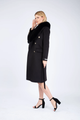 Black Cashmere Coat Kara