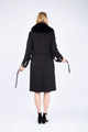 Black Cashmere Coat Kara