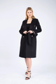 Black Cashmere Coat Kara