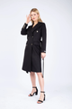 Black Cashmere Coat Kara