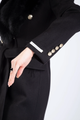 Black Cashmere Coat Kara