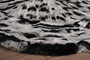 Gray Black Rex  Fur Christmas Tree Skirt