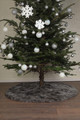  Gray  Rex  Fur Christmas Tree Skirt