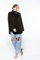 Mahogany Mink Fur Coat Yvonne 