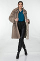 Pastel Brown Mink Coat Aino