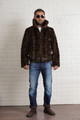  Mink Fur Bomber Jacket Sizes M/L