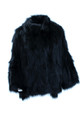 Black Fox Fur Cape Kianga