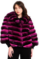 fuchsia Chinchilla Jacket