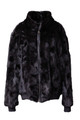 Black Mink Fur Bomber Jacket Tyrion